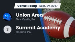 Recap: Union Area  vs. Summit Academy  2017