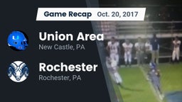 Recap: Union Area  vs. Rochester  2017