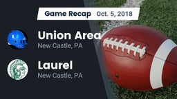 Recap: Union Area  vs. Laurel  2018