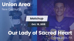 Matchup: Union Area vs. Our Lady of Sacred Heart  2018