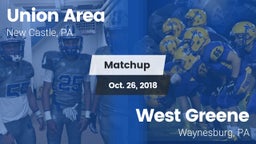 Matchup: Union Area vs. West Greene  2018