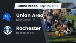 Recap: Union Area  vs. Rochester  2019