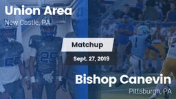 Matchup: Union Area vs. Bishop Canevin  2019