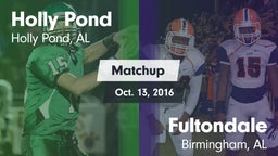 Matchup: Holly Pond vs. Fultondale  2016