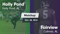 Matchup: Holly Pond vs. Fairview  2016