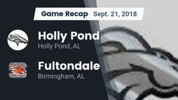 Recap: Holly Pond  vs. Fultondale  2018