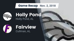Recap: Holly Pond  vs. Fairview  2018