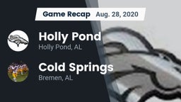 Recap: Holly Pond  vs. Cold Springs  2020