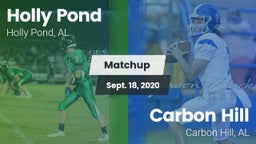 Matchup: Holly Pond vs. Carbon Hill  2020
