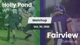Matchup: Holly Pond vs. Fairview  2020