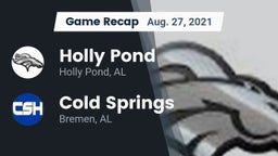 Recap: Holly Pond  vs. Cold Springs  2021