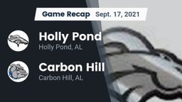 Recap: Holly Pond  vs. Carbon Hill  2021