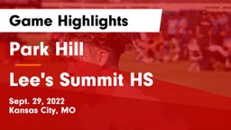 Park Hill  vs Lee's Summit HS Game Highlights - Sept. 29, 2022