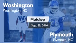 Matchup: Washington vs. Plymouth  2016