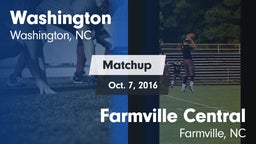Matchup: Washington vs. Farmville Central  2016