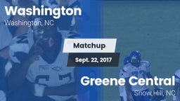Matchup: Washington vs. Greene Central  2017