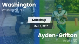Matchup: Washington vs. Ayden-Grifton  2017