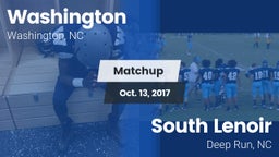 Matchup: Washington vs. South Lenoir  2017