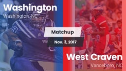 Matchup: Washington vs. West Craven  2017