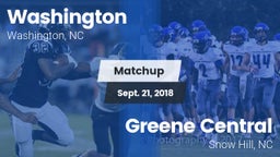 Matchup: Washington vs. Greene Central  2018