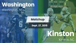 Matchup: Washington vs. Kinston  2019