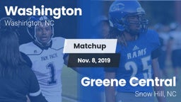 Matchup: Washington vs. Greene Central  2019