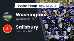 Recap: Washington  vs. Salisbury  2019