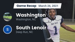 Recap: Washington  vs. South Lenoir  2021