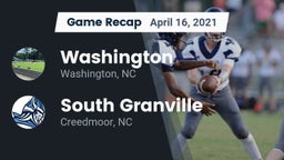 Recap: Washington  vs. South Granville  2021