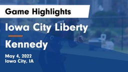 Iowa City Liberty  vs Kennedy  Game Highlights - May 4, 2022