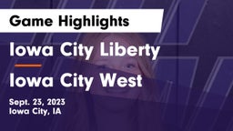Iowa City Liberty  vs Iowa City West Game Highlights - Sept. 23, 2023