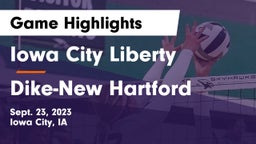 Iowa City Liberty  vs ****-New Hartford  Game Highlights - Sept. 23, 2023