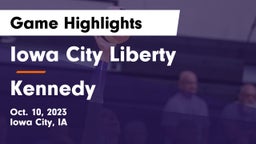 Iowa City Liberty  vs Kennedy  Game Highlights - Oct. 10, 2023