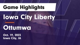 Iowa City Liberty  vs Ottumwa  Game Highlights - Oct. 19, 2023