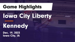 Iowa City Liberty  vs Kennedy  Game Highlights - Dec. 19, 2023