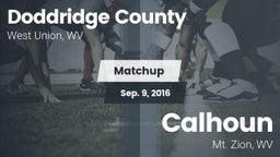 Matchup: Doddridge County vs. Calhoun  2016