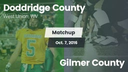 Matchup: Doddridge County vs. Gilmer County  2016