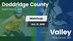 Matchup: Doddridge County vs. Valley  2016