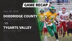 Recap: Doddridge County  vs. Tygarts Valley  2016