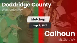 Matchup: Doddridge County vs. Calhoun  2017