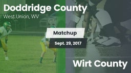 Matchup: Doddridge County vs. Wirt County  2017