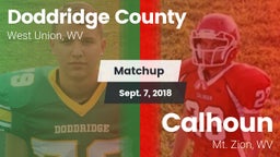 Matchup: Doddridge County vs. Calhoun  2018