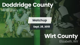 Matchup: Doddridge County vs. Wirt County  2018