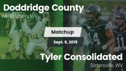 Matchup: Doddridge County vs. Tyler Consolidated  2019