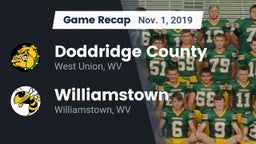 Recap: Doddridge County  vs. Williamstown  2019