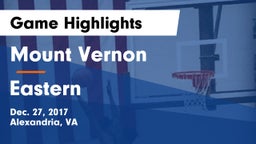 Mount Vernon   vs Eastern  Game Highlights - Dec. 27, 2017