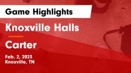 Knoxville Halls  vs Carter  Game Highlights - Feb. 2, 2023
