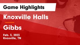 Knoxville Halls  vs Gibbs  Game Highlights - Feb. 3, 2023