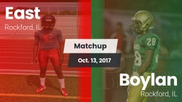 Matchup: East vs. Boylan  2017