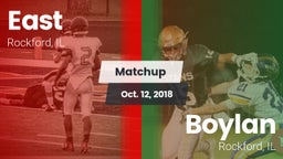 Matchup: East vs. Boylan  2018